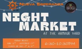Night Market at the Armour Yard in Holyoke